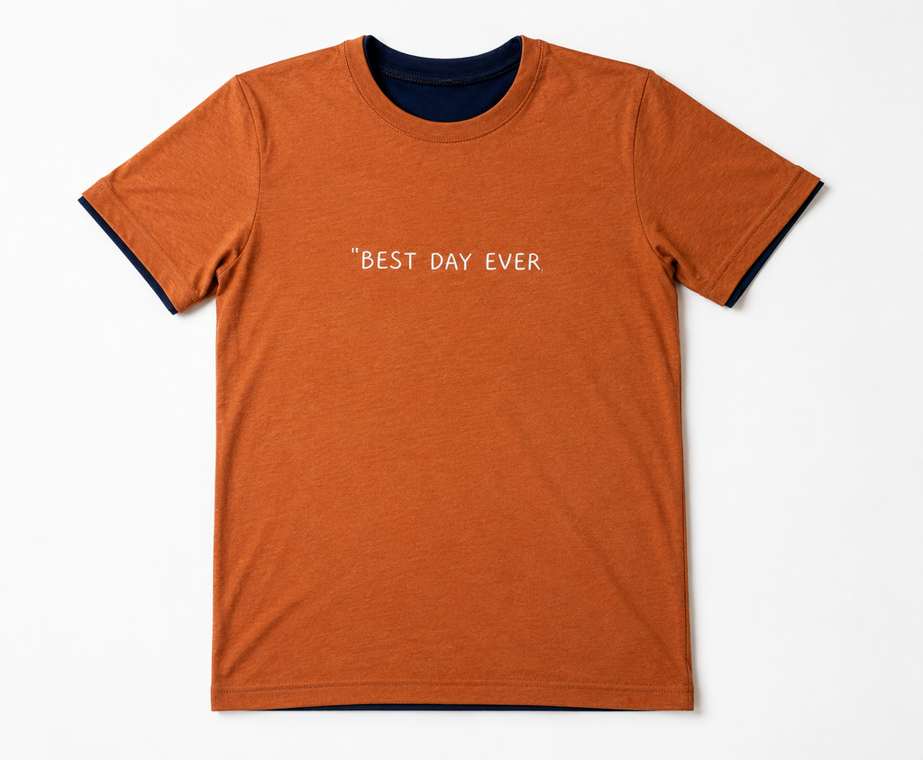 Reversible Blue and Orange T-Shirt