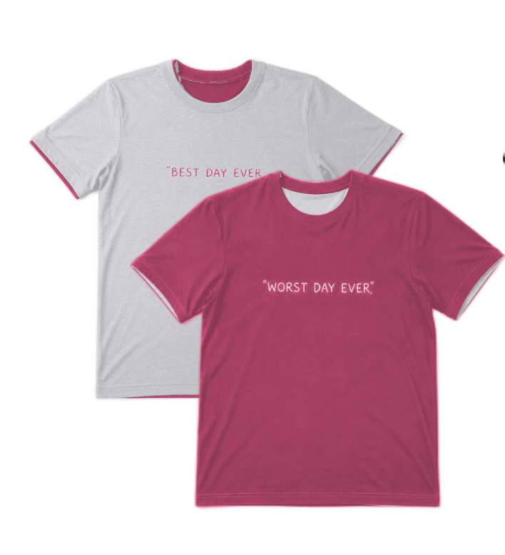Grey & Pink