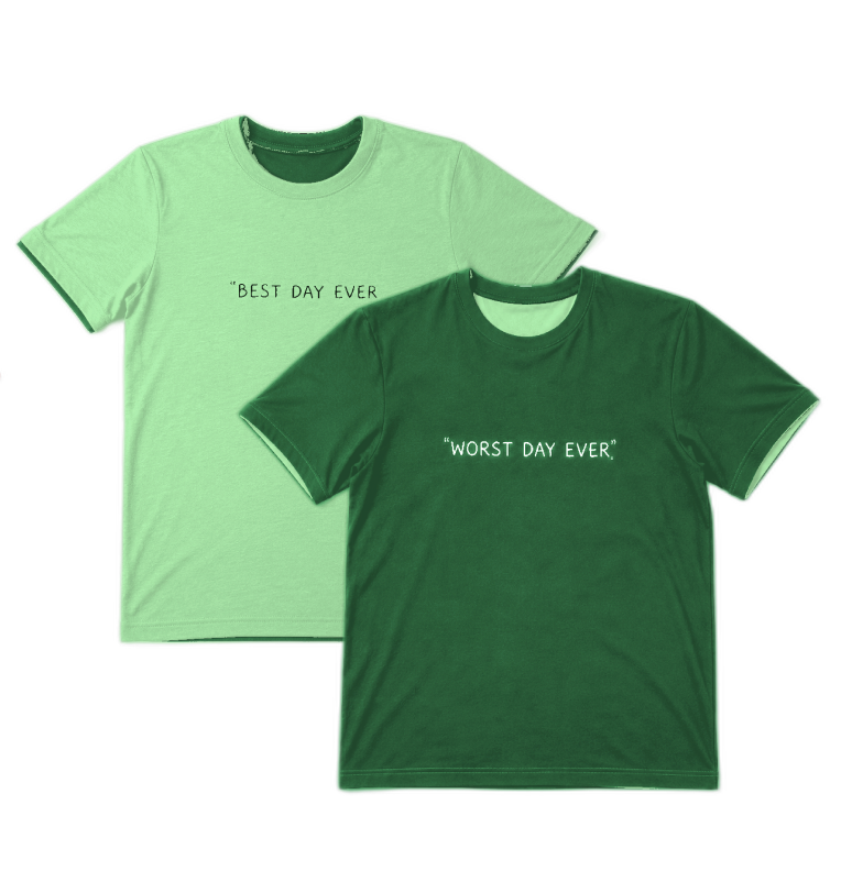 Light Green & Dark Green