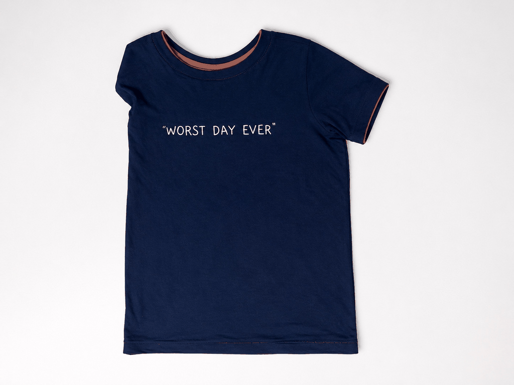 Reversible Blue and Orange T-Shirt